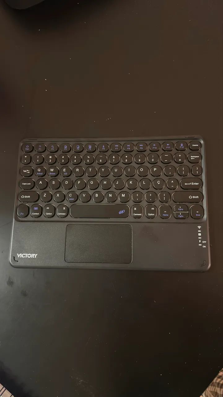 Teclado Bluetooth Touchpad (Victory VT-120) - Foto 5