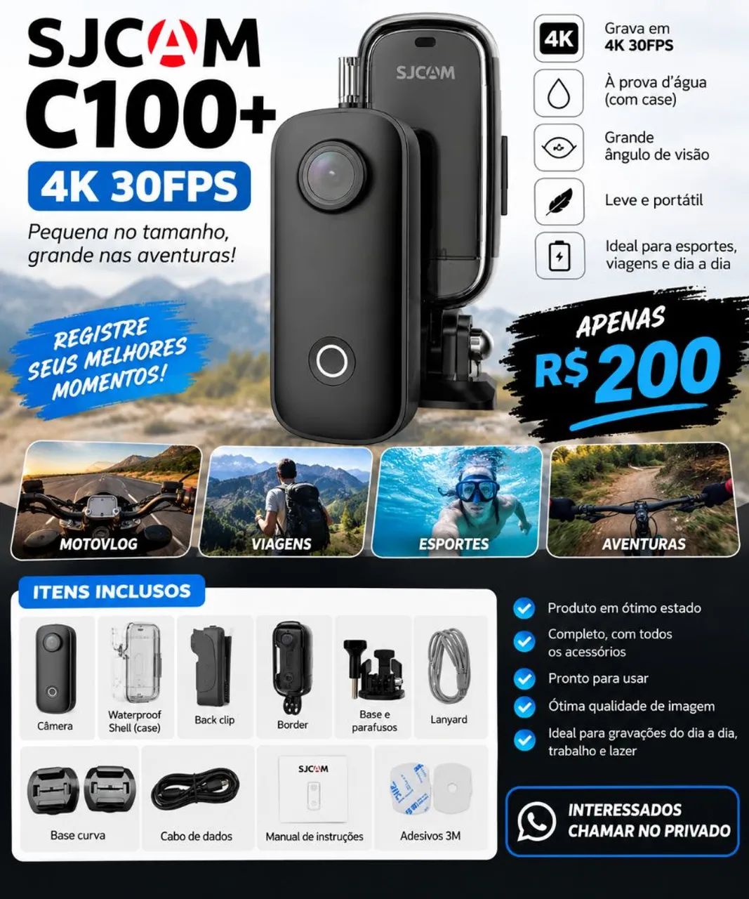 Camera ação 
