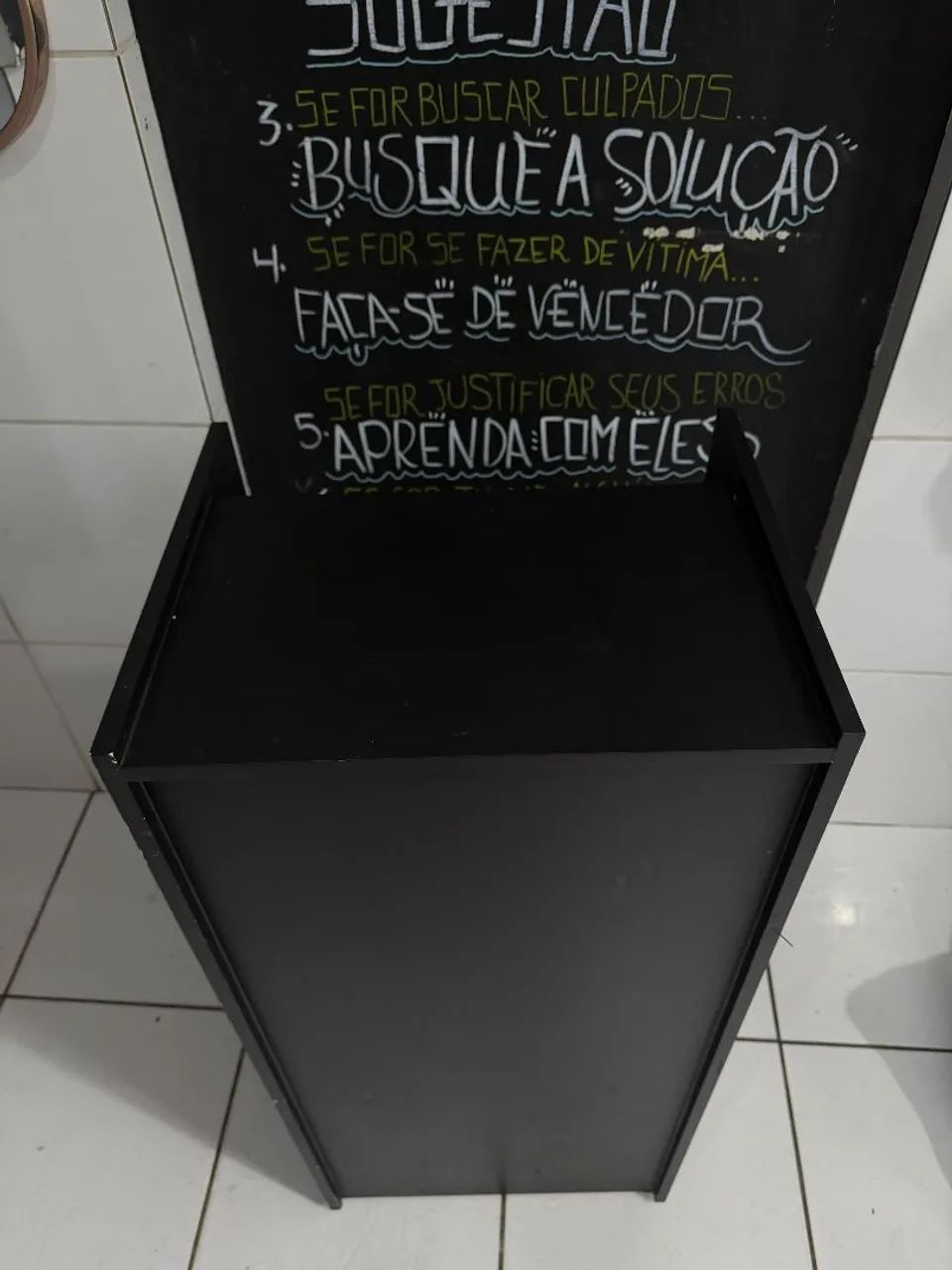 BALCÃO PRETO MULTIUSO  - Foto 2