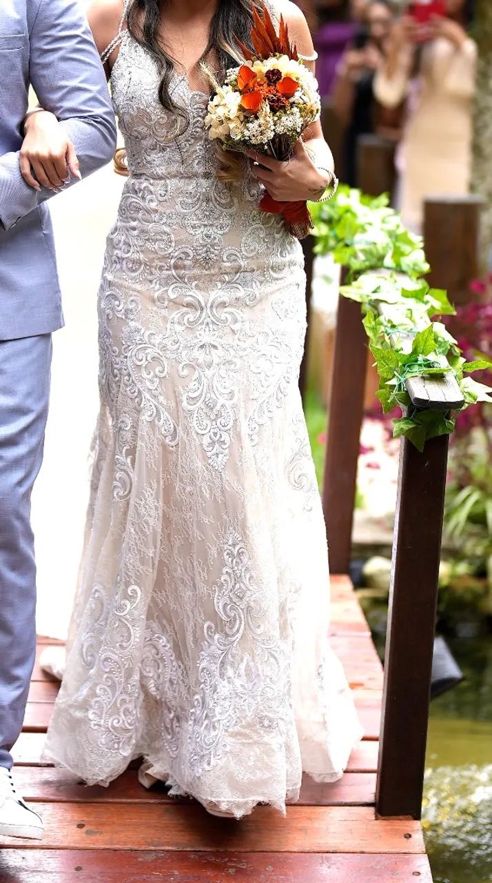 Vestido de Noiva Sereia - Foto 3