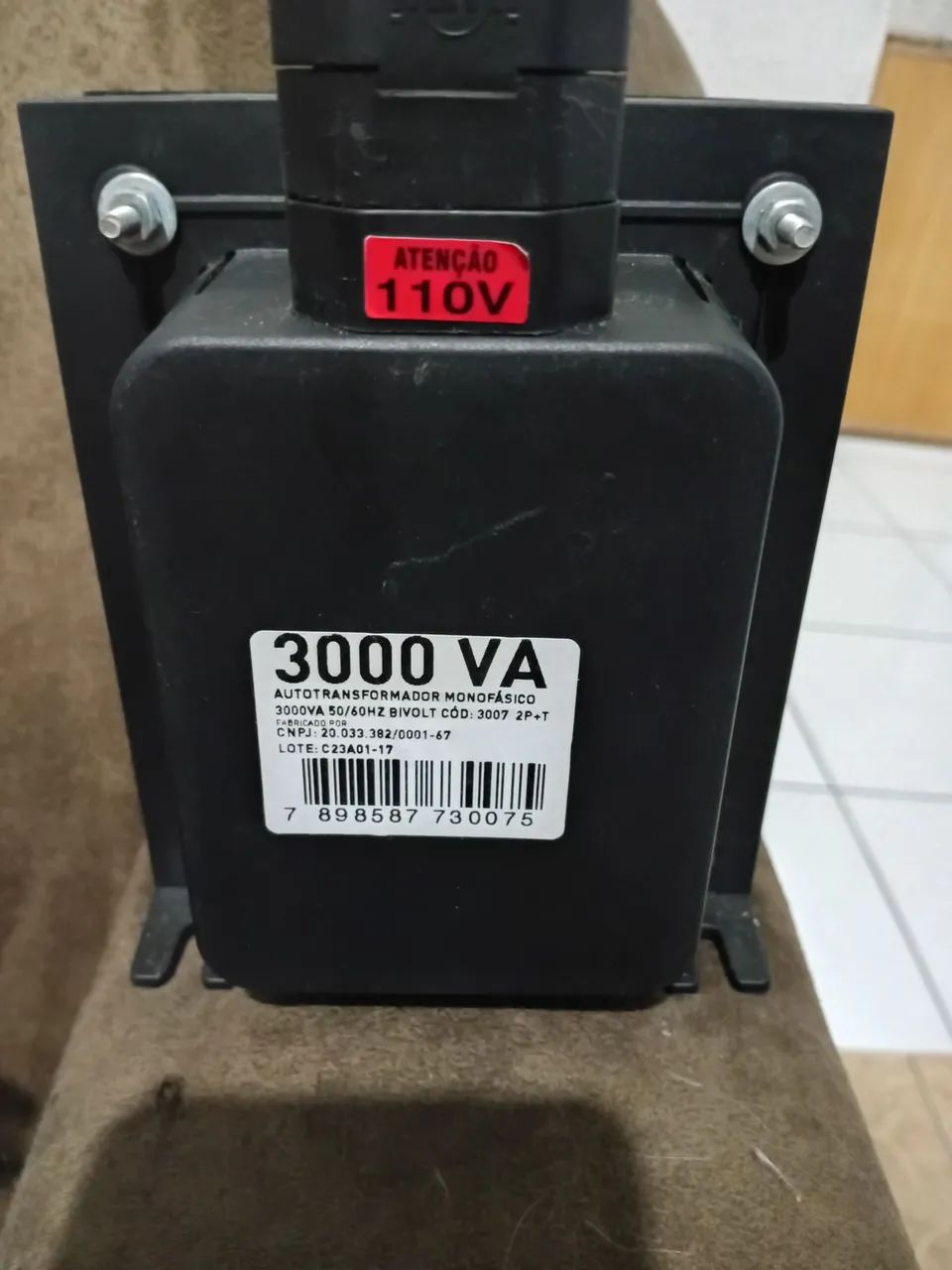 Torro transformador BIVOLT 3000VA