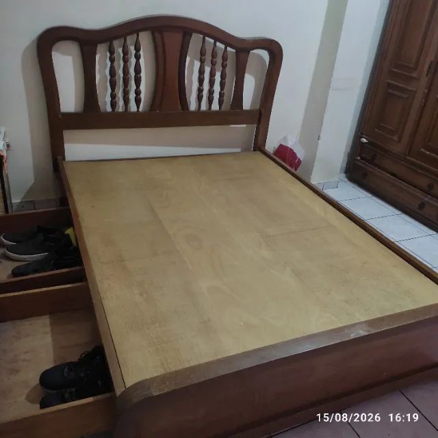 Cama casal madeira  - Foto 2