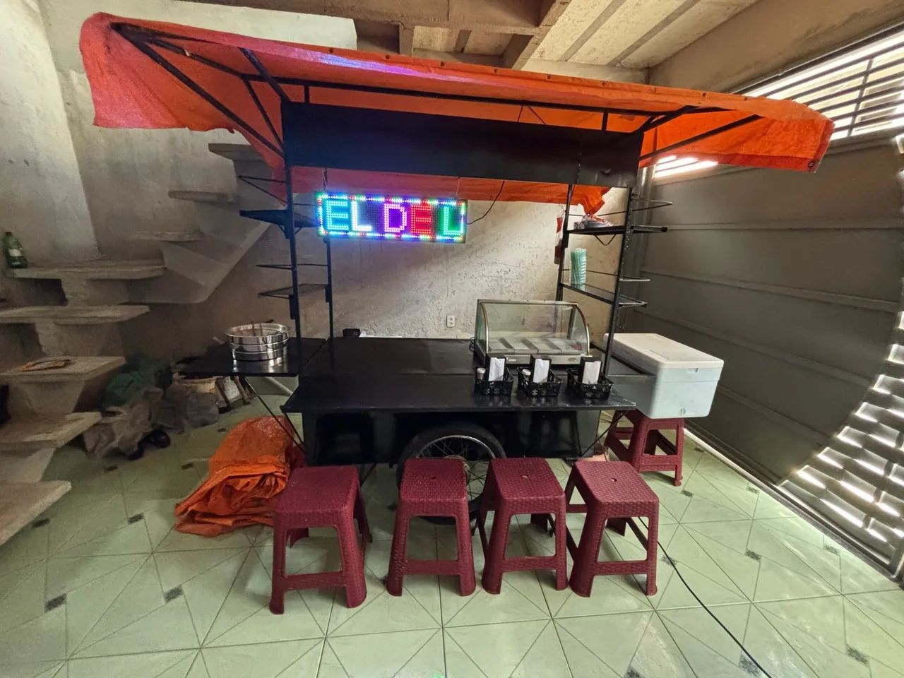 Vende-carro de lanche