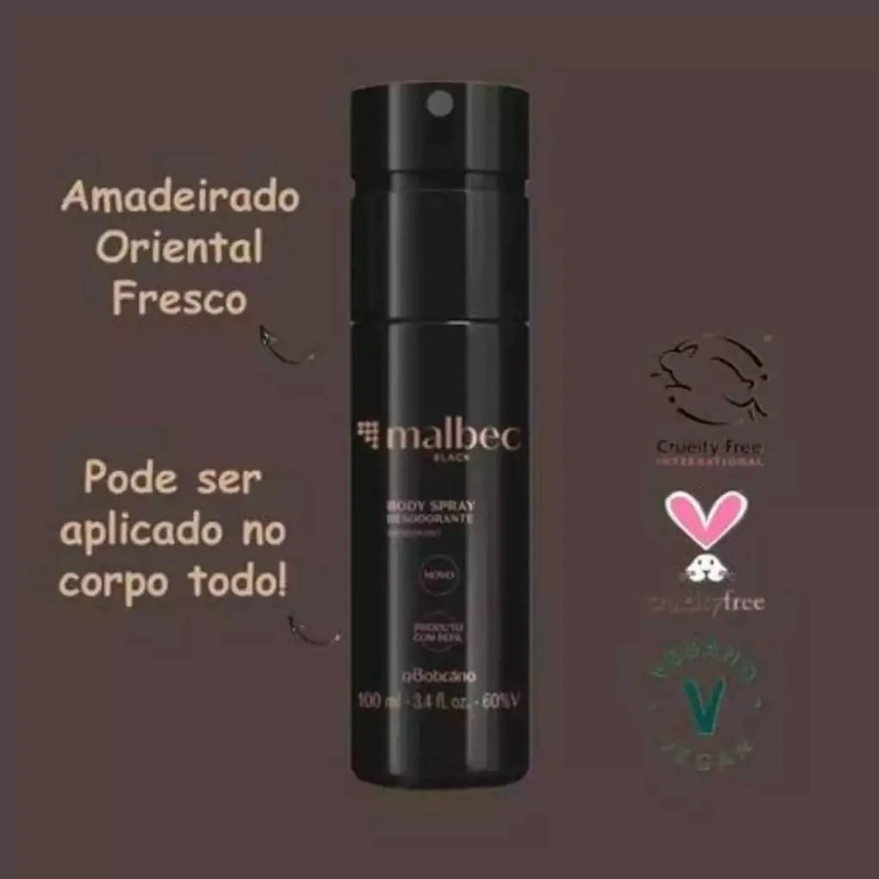 Body Spray Malbec Black  - Foto 2