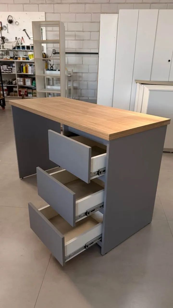 Mesa Escritorio 100% mdf - Direto de fabrica  - Foto 2