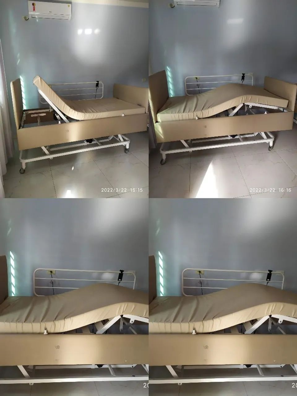 Cama hospitalar articulada 