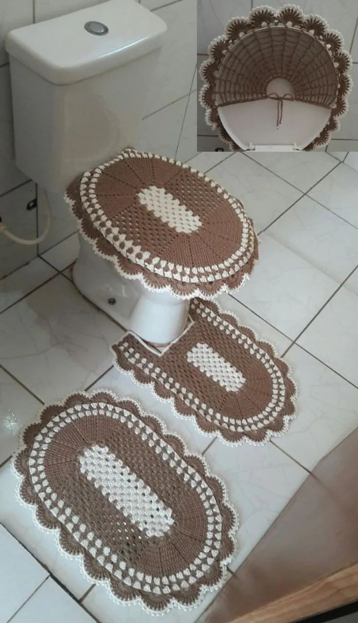Jogo de Banheiro de croche  - Foto 3