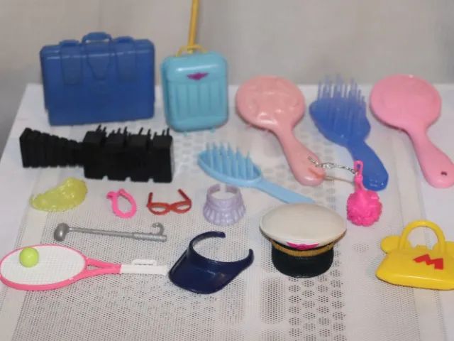 Lote de acessorios boneca Barbie (ler descrição)