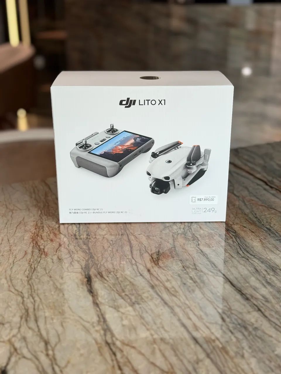 Drone DJI LITO X1 COMBO FLY MORE CONTROLE COM TELA - Foto 3