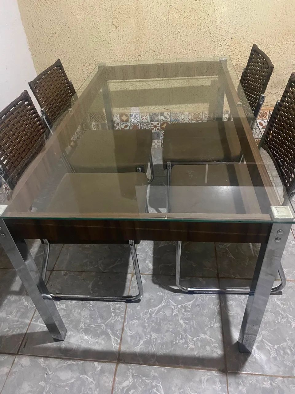 Vendo mesa de vidro super conservada  - Foto 3