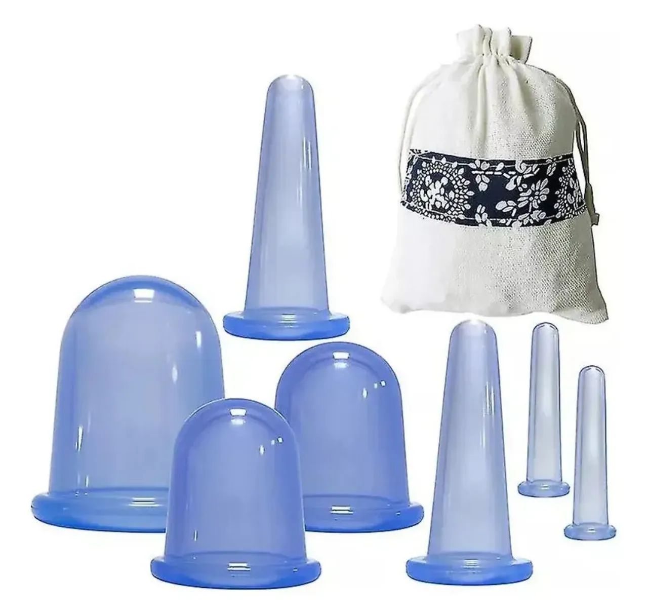 Kit ventosaterapia de silicone