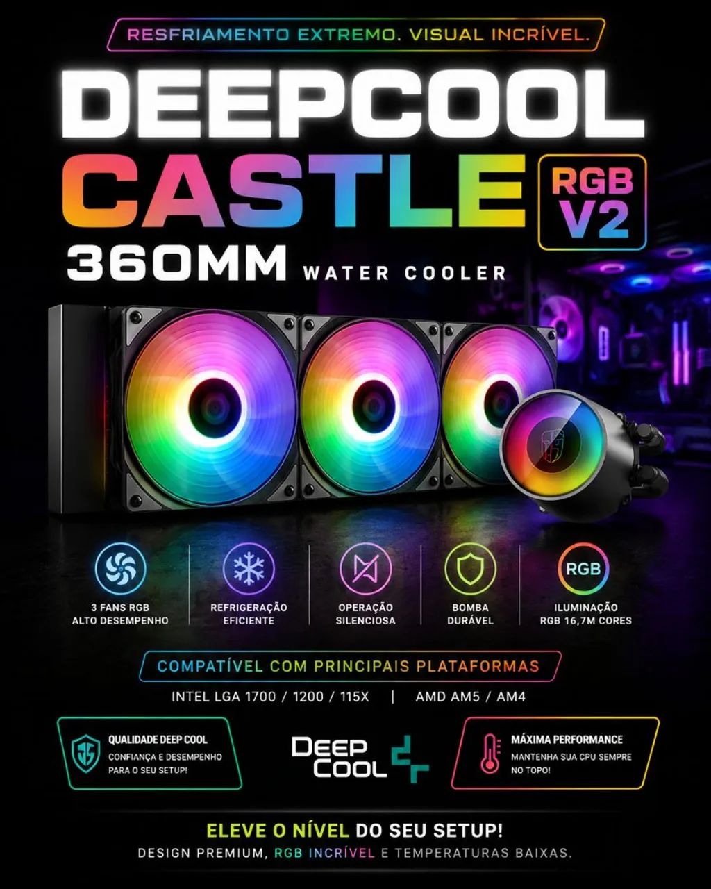Water cooler Deepcool castle v2 