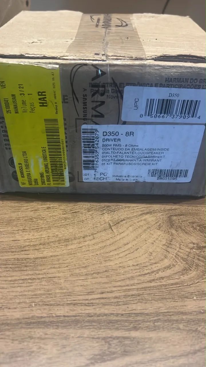 Driver fenolico 400w D350 JBL R$ 450 - Foto 2
