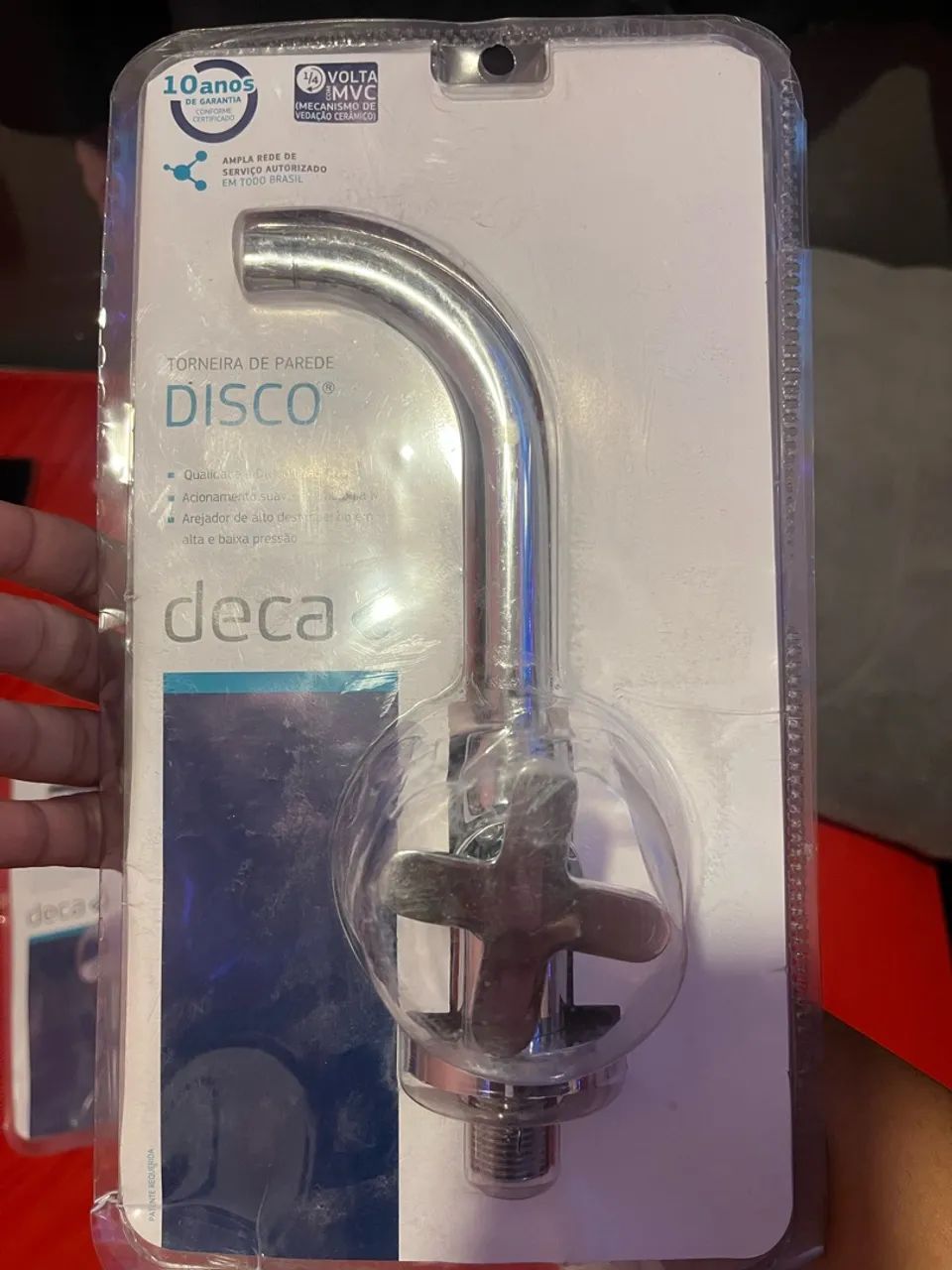 Torneira de parede disco 