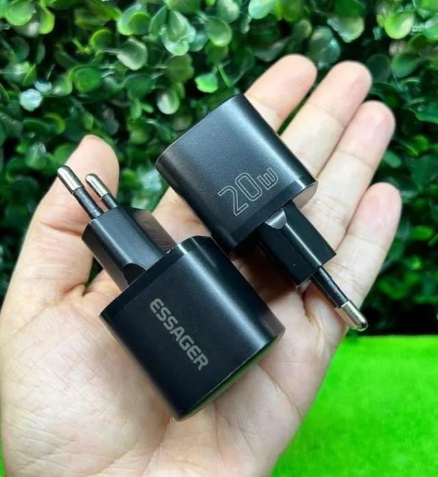 Carregador Essager 20W Tipo-C e USB 3.0 - Carregamento Rápido e Seguro, Entrega Grátis! - Foto 2