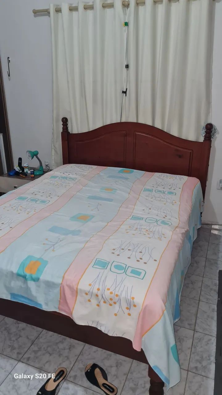 Cama Queen em Madeira+Colchão - Foto 3