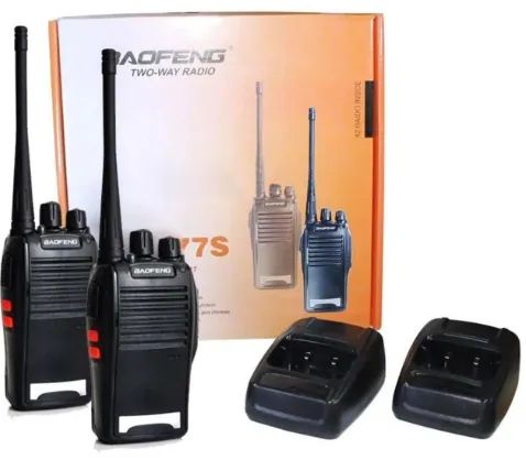 Kit 4 Radio Comunicador 777s Profissional Ht Uhf 16 Canais