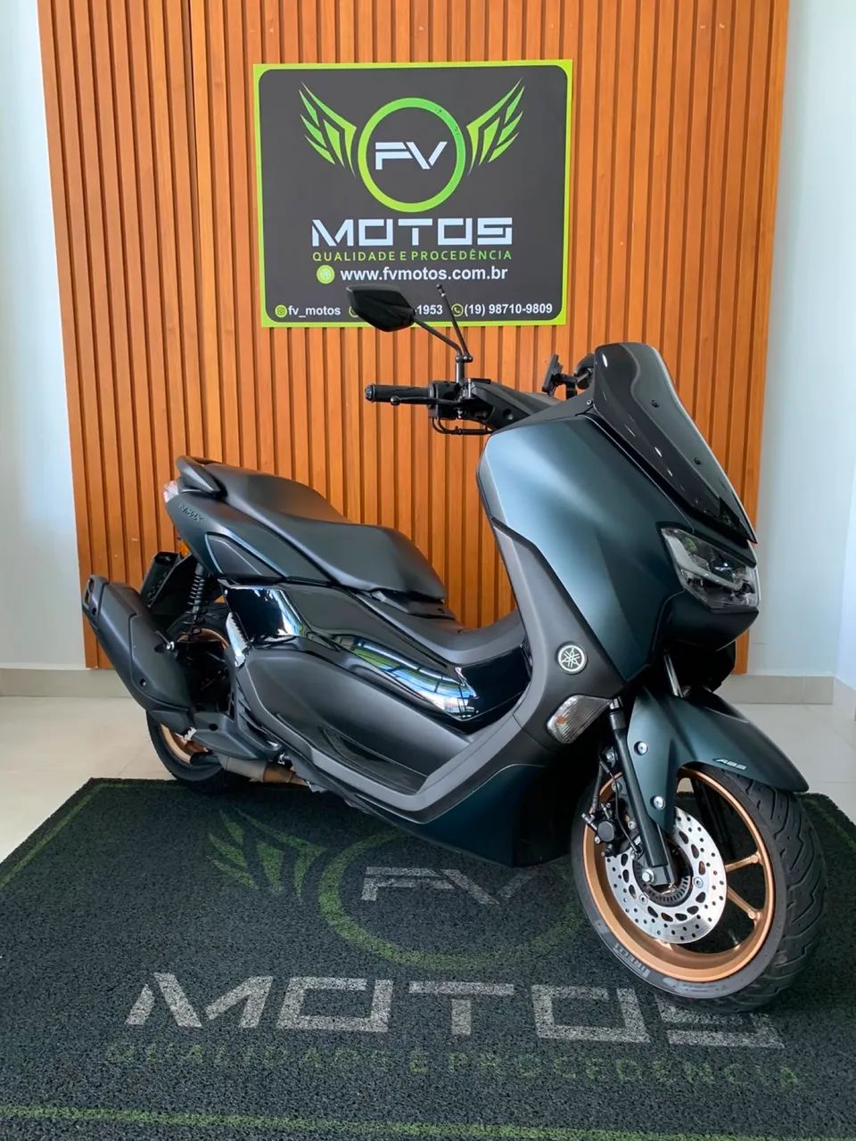 YAMAHA NMAX 160 ABS VERDE 2023 - IMPECÁVEL  - Foto 2