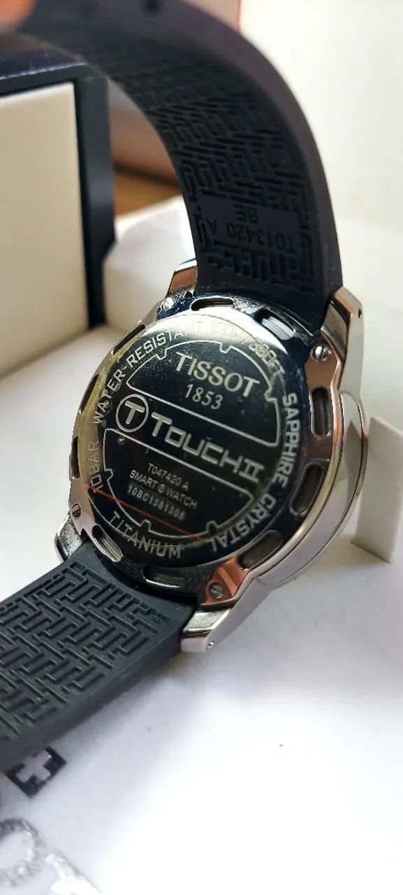 Relógio Tissot T-Touch II Carbon - Impecável | Completo  - Foto 5