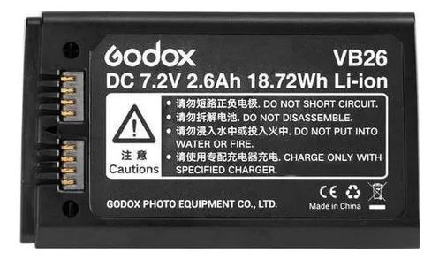 Bateria Godox VB26 Para Flash Godox V1 