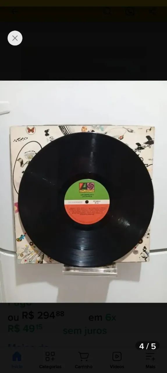 Lp led Zeppelin 3, nacional  - Foto 3