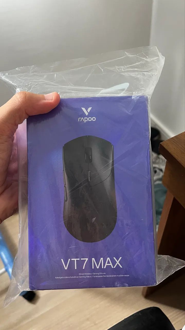 Mouse Rapoo VT7 Max, com dock de carregamento sensor PAW 3950 ultimate  - Foto 3