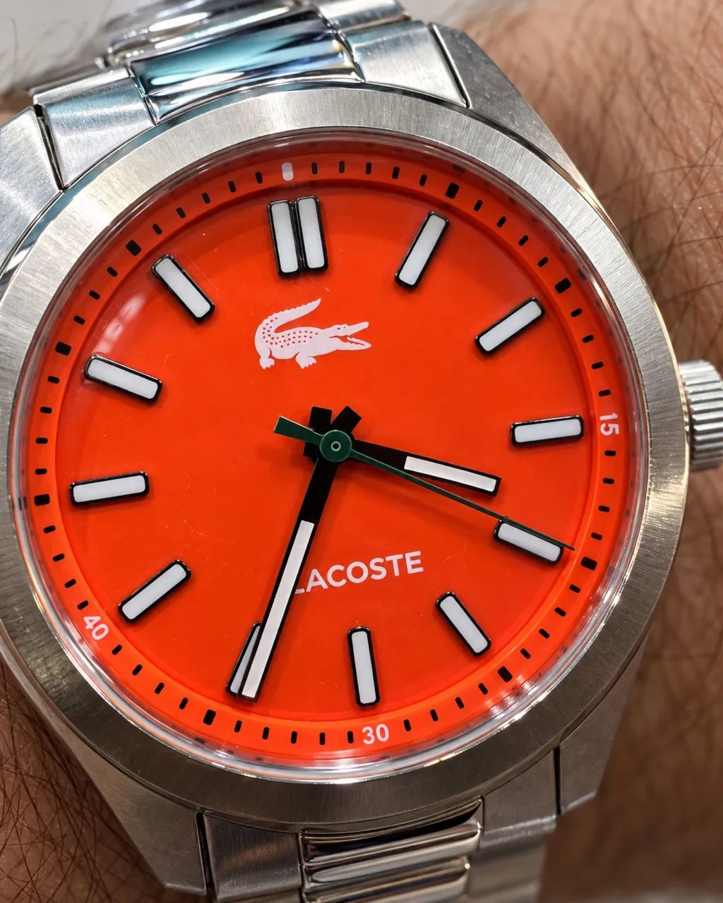 RELÓGIO LACOSTE - MOSTRADOR LARANJA - Foto 5