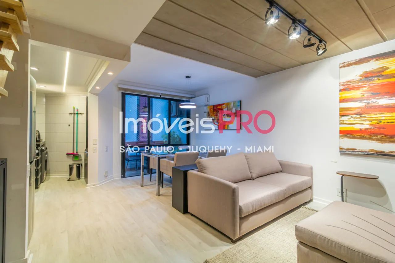 MOEMA ÍNDIOS- DUPLEX 70M² - 1 SUÍTE- MOBILIADO - 1 VAGA-