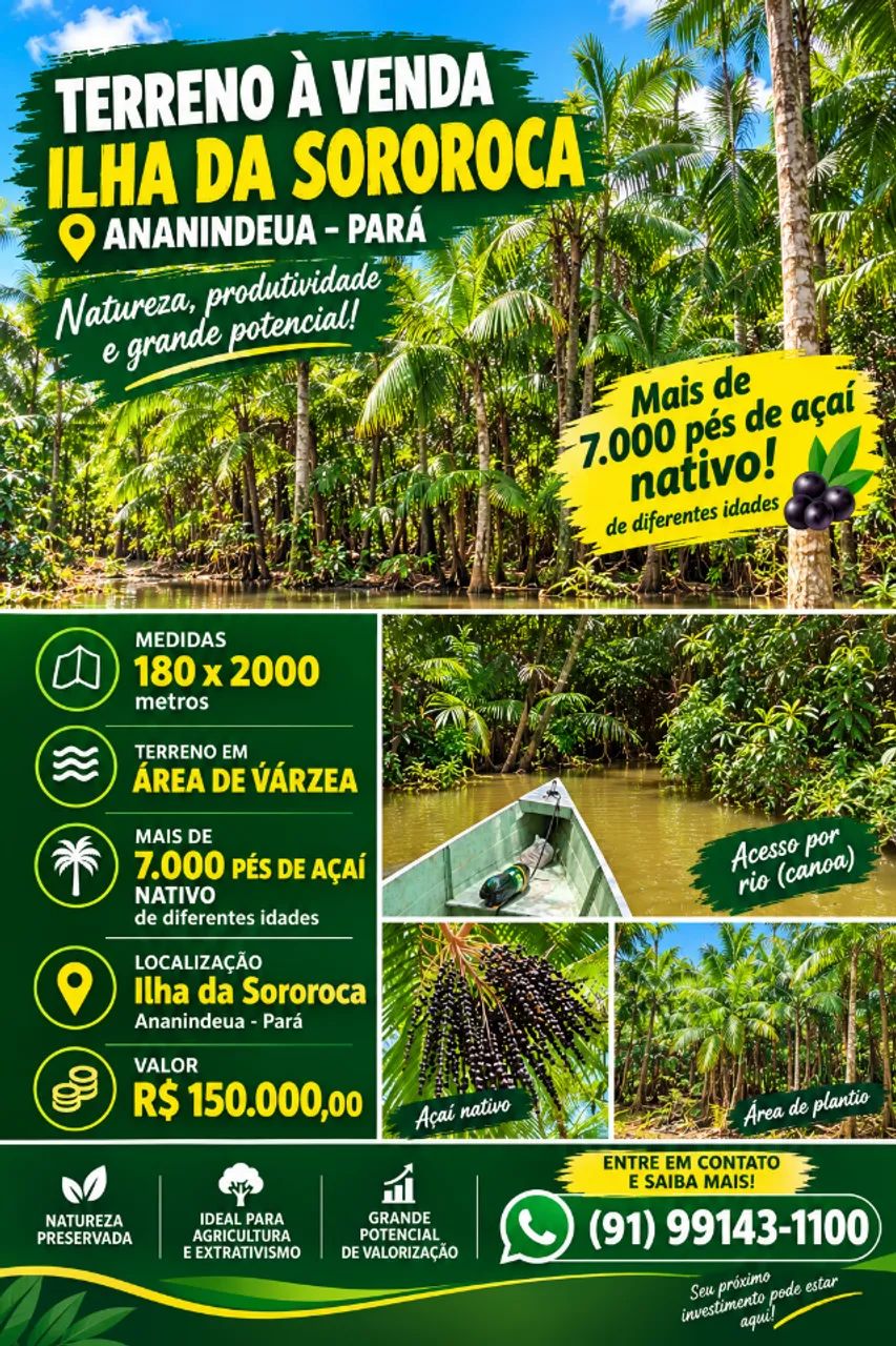 Terreno com mais de 360.000 m²