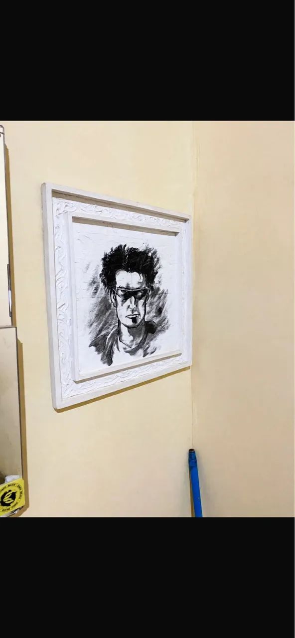 Quadro "olhar escuro "