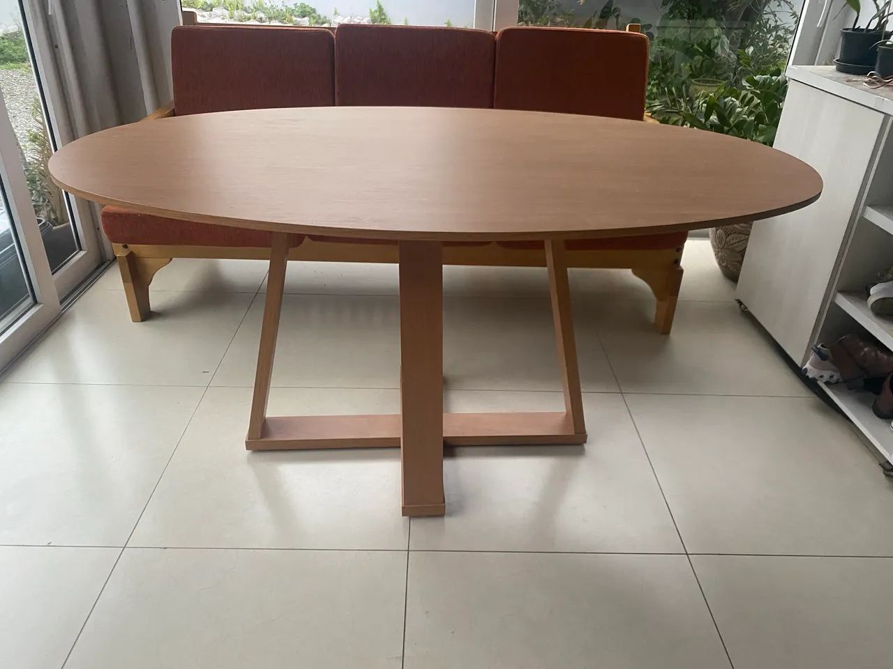 Mesa de jantar em mdf Oval - Foto 3