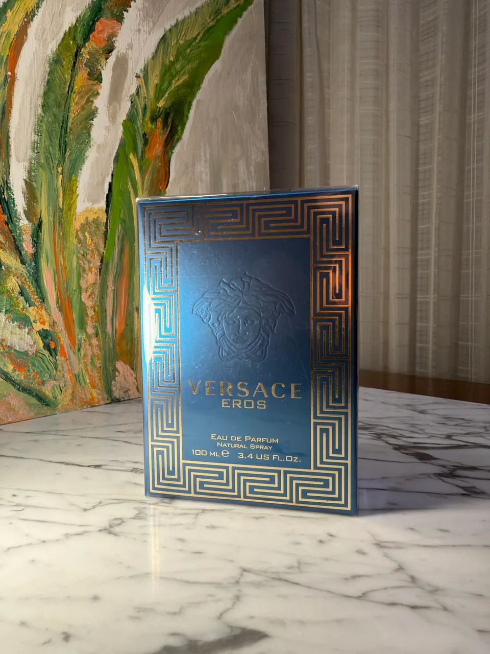 Perfume Versace Eros EDP 100ML Lacrado - Foto 2