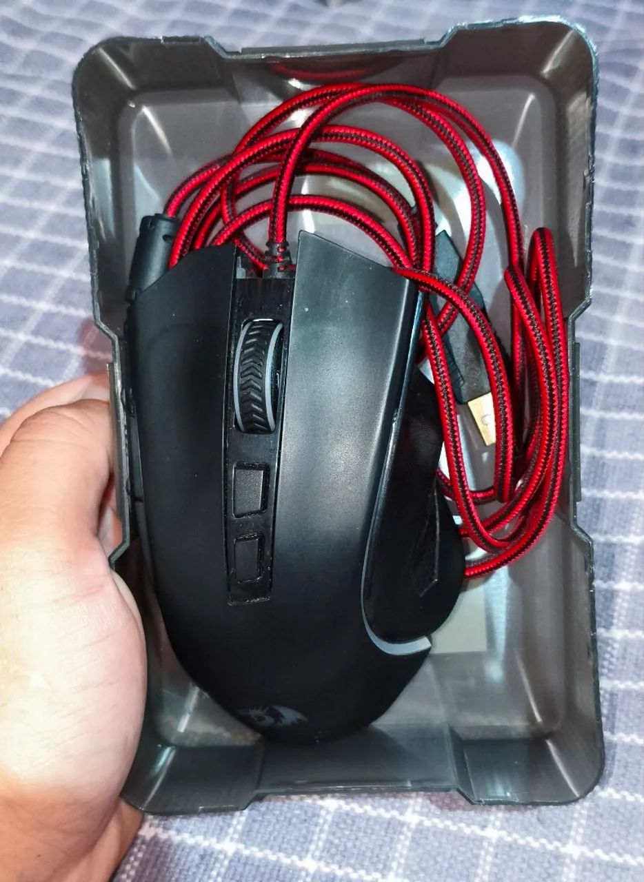 Kit teclado e mouse gamer com fio Redragon
