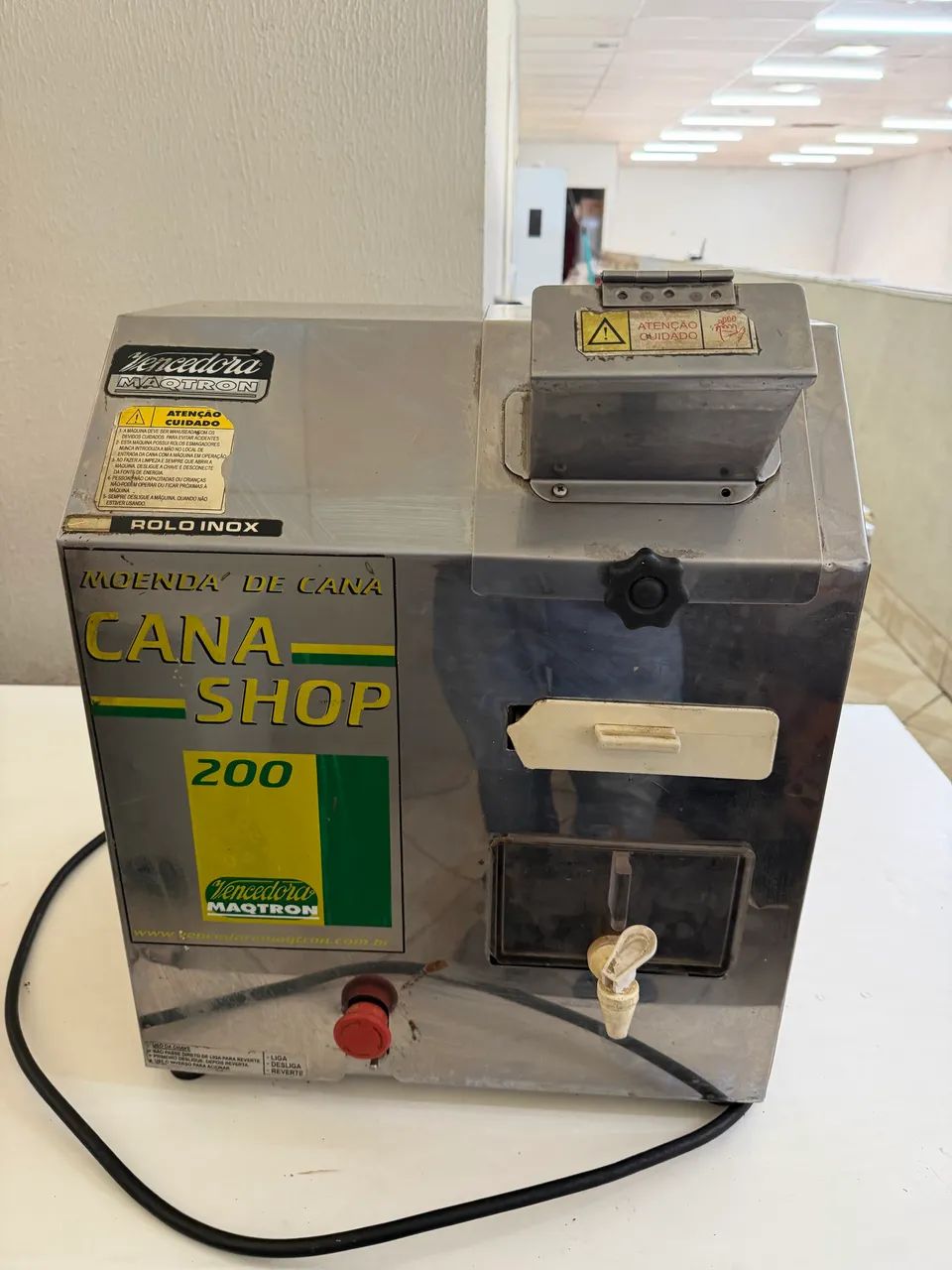 Moenda cana shop elétrica 220v   Moedor 