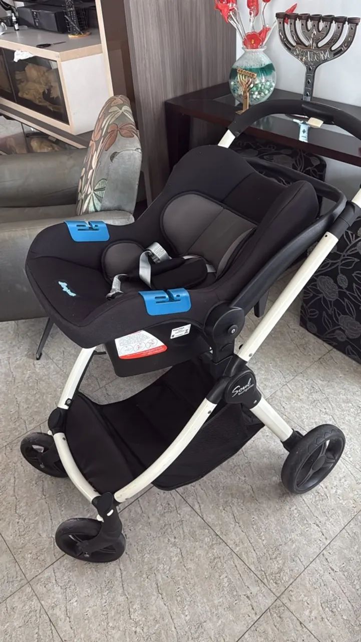 Carrinho de bebê com Moisés - Foto 2