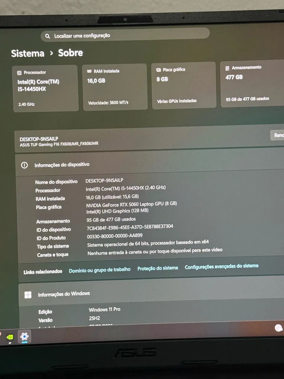 Notebook Gamer RTX 5060 | TROCO EM PC / PS5 - Foto 4