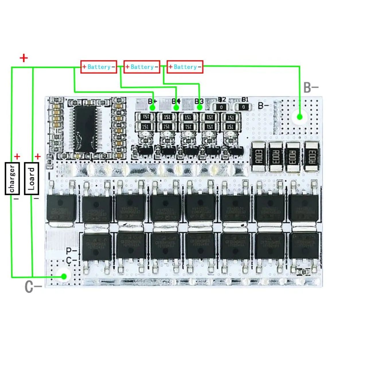 Placa bms 3s 100a com balanceador - Foto 3
