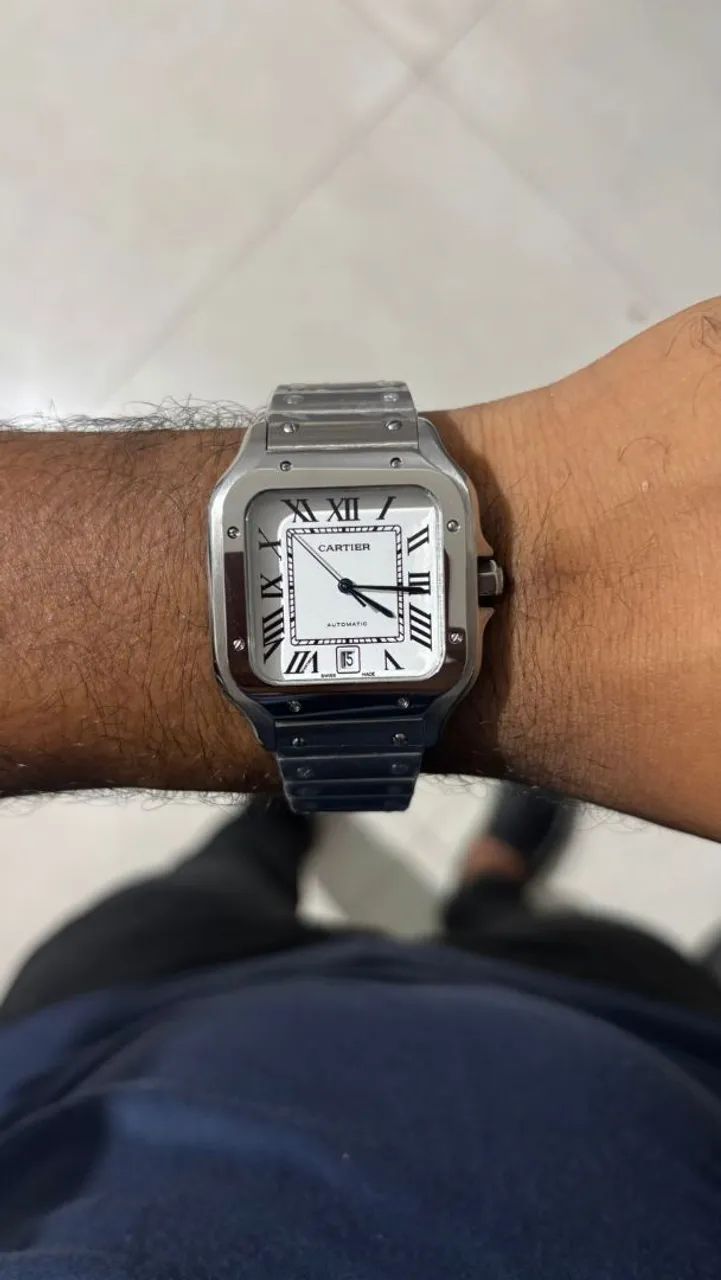 Relógio Cartier Santos 40mm automático 