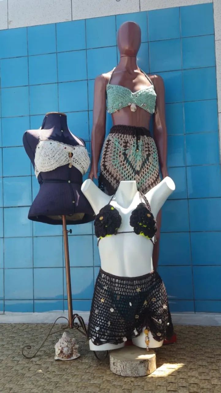 Conjunto maravilhoso de crochê  - Foto 2