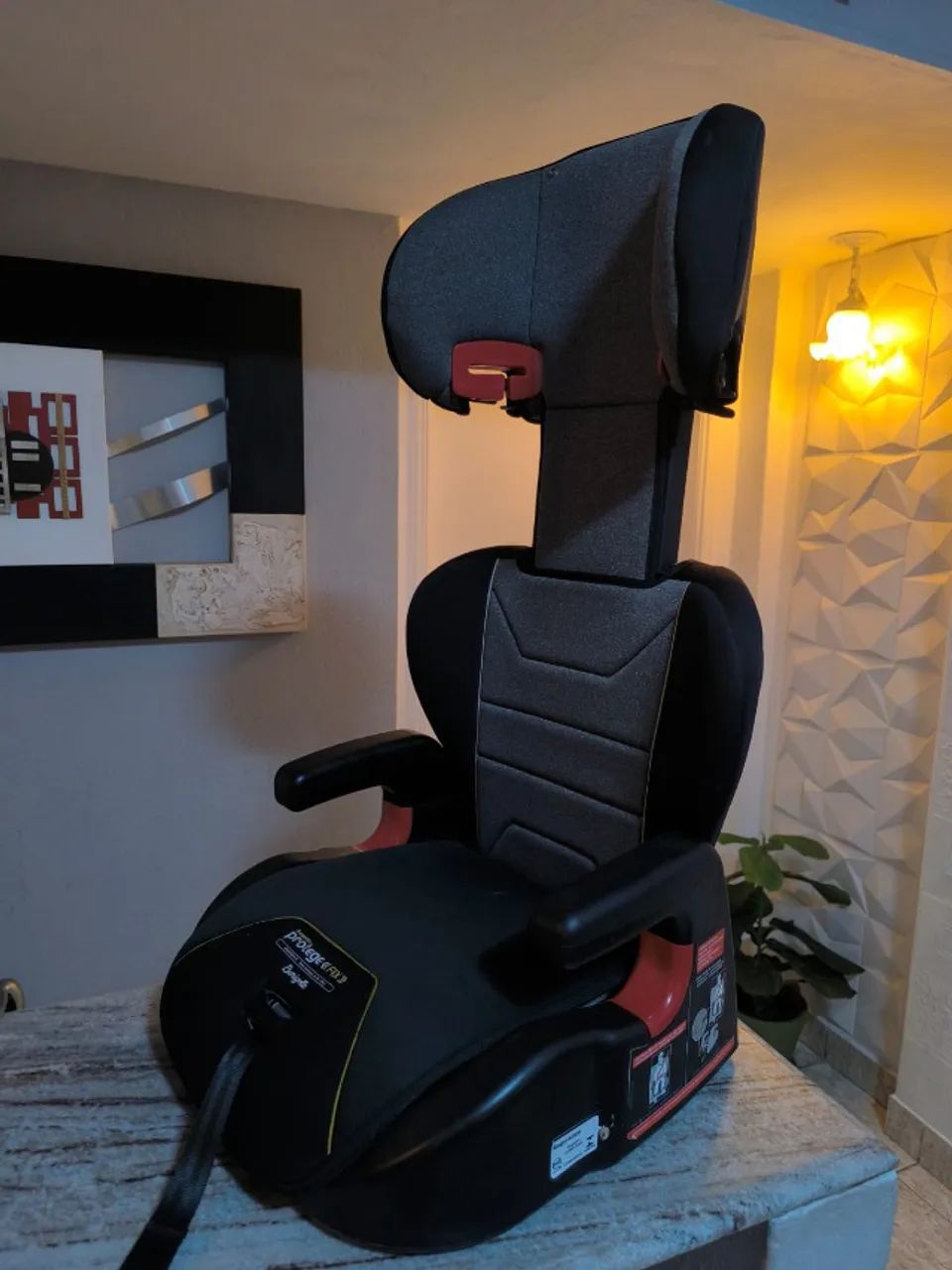 Cadeira para Auto Protege isofix Fix Preta Burigotto - Foto 2