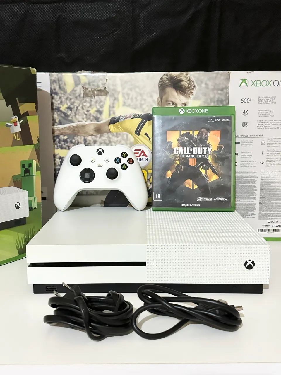 Xbox One S com jogo - Foto 4