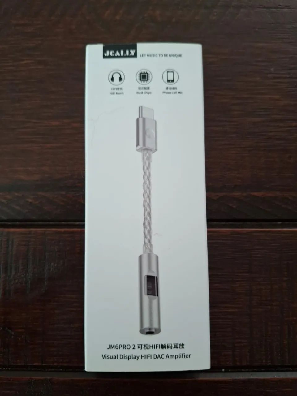 Dac amplificador JKALLY JM6PRO2 TypeC para 3,5 mm