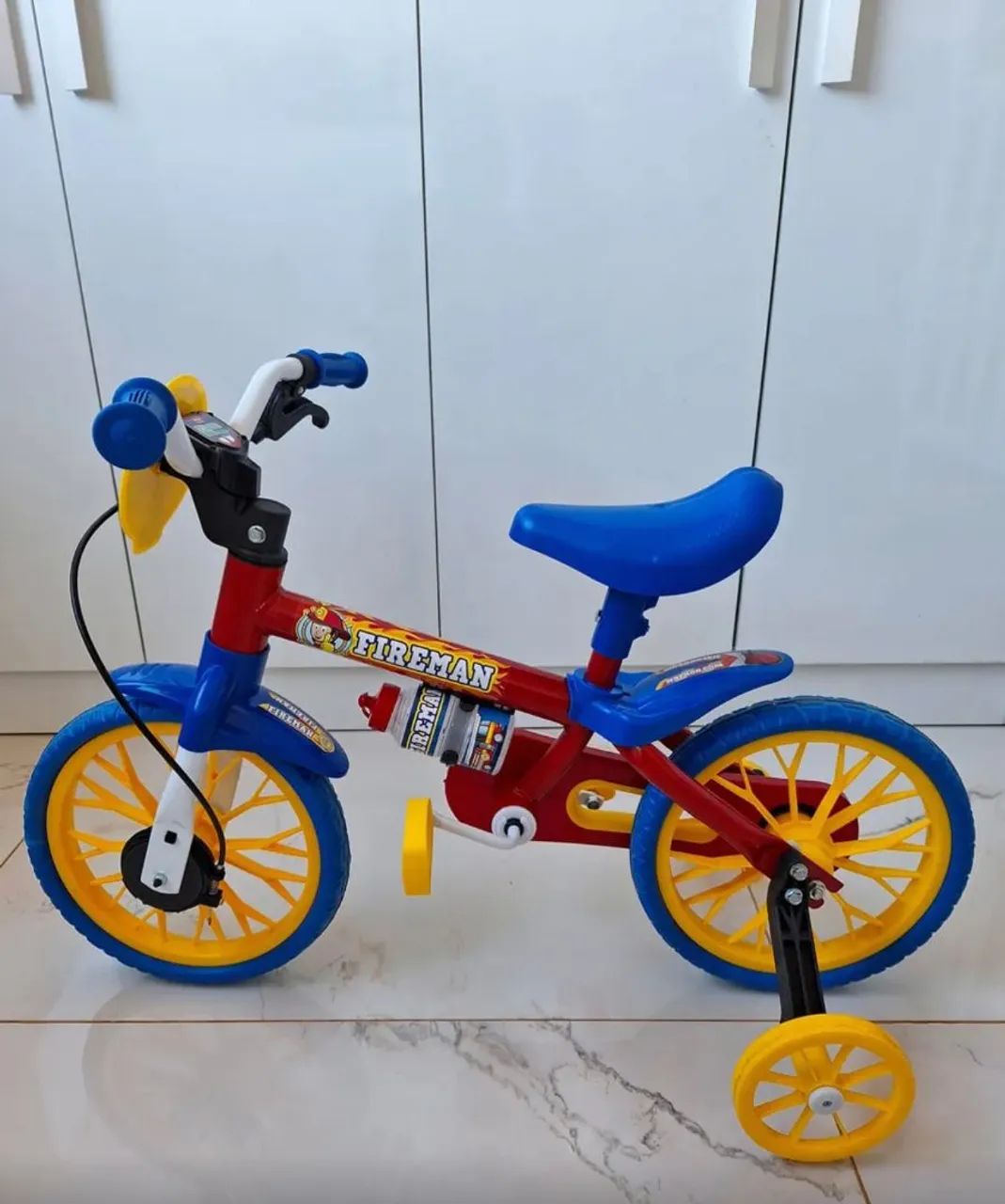 Bicicleta Nathor Fireman Aro 12 Lacrada