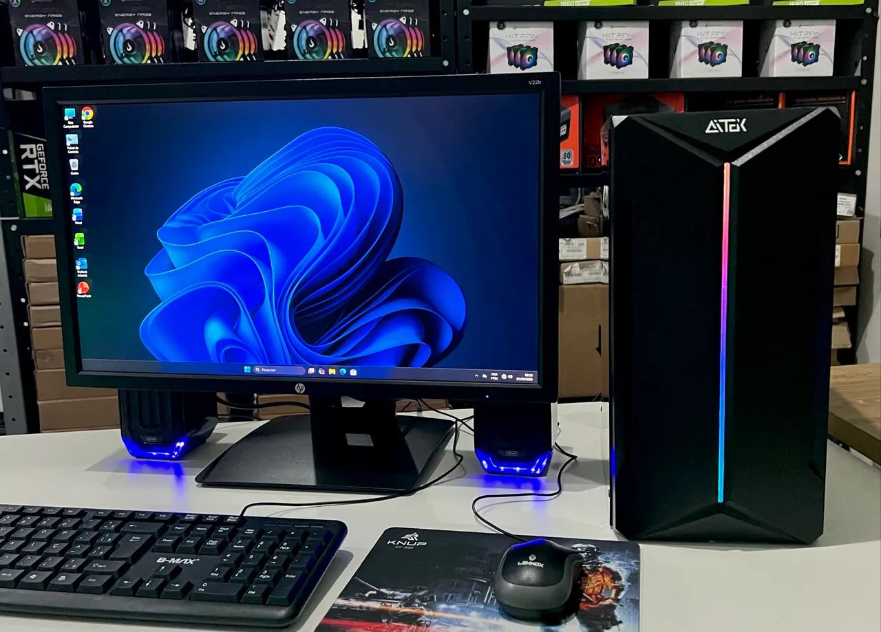 Computador completo Intel core I3 com monitor HP full HD - Foto 4