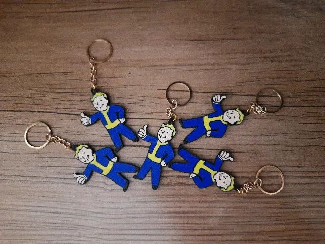 Kit com 5 chaveiros Fallout - Foto 3