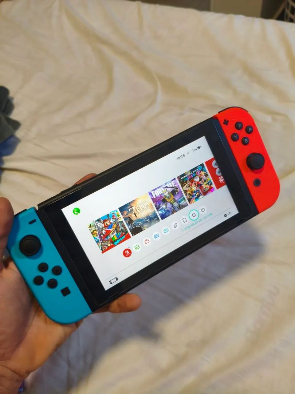 Nintendo Switch Super Novo + Brinde - Foto 3
