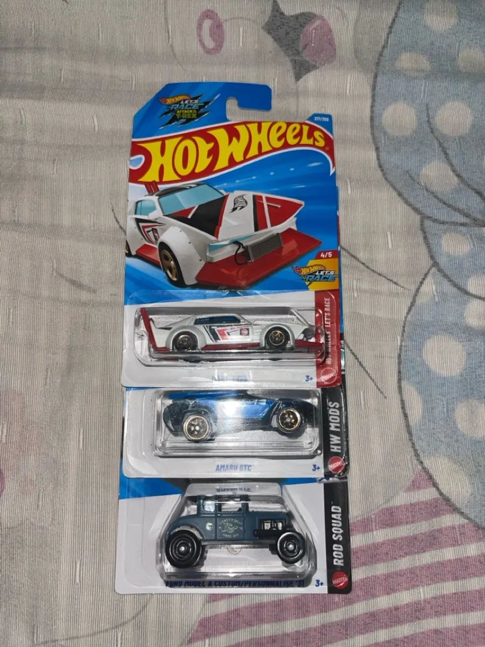 PACK 3 HOTWHEELS TH (treasure hunt) R$130