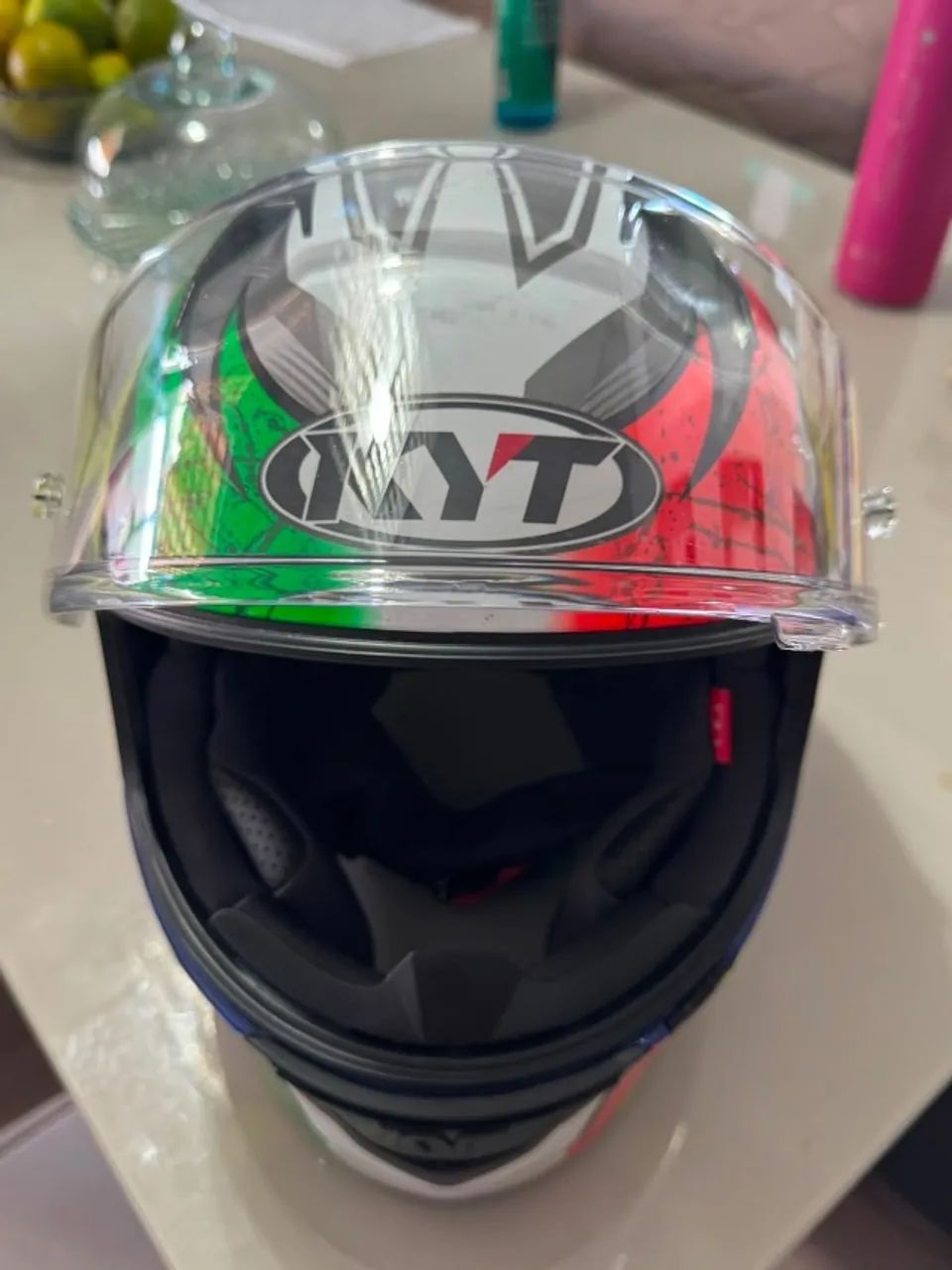 Capacete KYT TT-Course Star Line - Foto 4