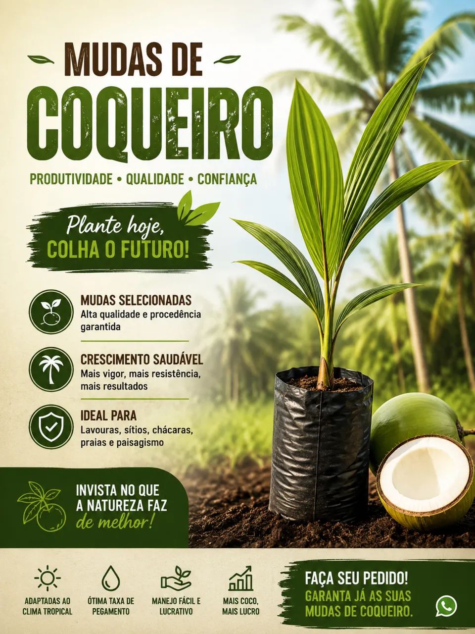 Mudas de coqueiro 