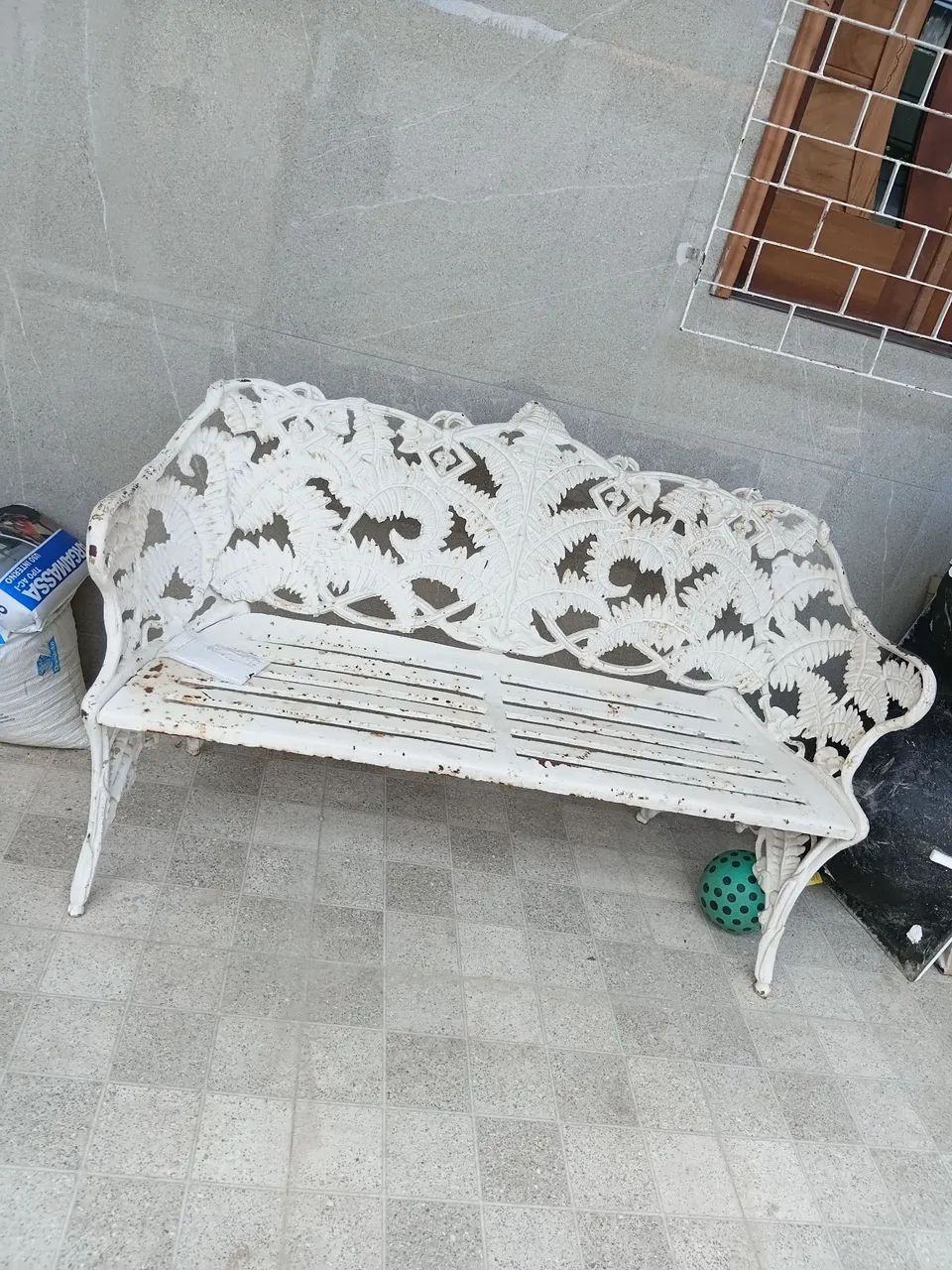 Conjunto de cadeiras de ferro 